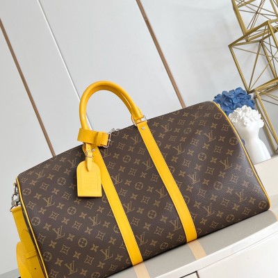 Louis Vuitton - Keepall Bandoulière 50 Monogram Eclipse Travel Bag