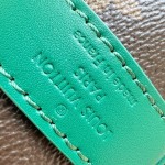 Louis Vuitton Keepall Bandoulière 45 replica in Monogram Eclipse canvas deep green