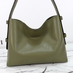 Gucci Brown Canvas Tote with Gray-Green and White Leather – Model 850926 / 850546