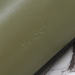 Gucci Brown Canvas Tote with Gray-Green and White Leather – Model 850926 / 850546