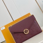 Louis Vuitton Wallet On Chain Rosy replica Monogram Empreinte leather
