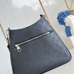Louis Vuitton All Around medium handbag Monogram perforated leather light coffee black