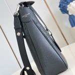 Louis Vuitton All Around medium handbag Monogram perforated leather light coffee black