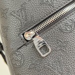 Louis Vuitton All Around medium handbag Monogram perforated leather light coffee black