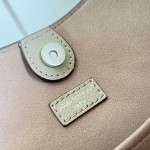 Louis Vuitton All Around medium handbag Monogram perforated leather light coffee black
