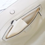 Gucci Brown Canvas Tote with Gray-Green and White Leather – Model 850926 / 850546