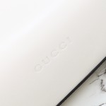 Gucci Brown Canvas Tote with Gray-Green and White Leather – Model 850926 / 850546