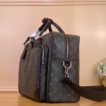 Louis Vuitton Weekender M11512 in Black Monogram Eclipse Canvas with multiple pockets