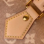 Louis Vuitton Speedy 20 Bandoulière Handbag with Cat Charm in Meowgram Canvas