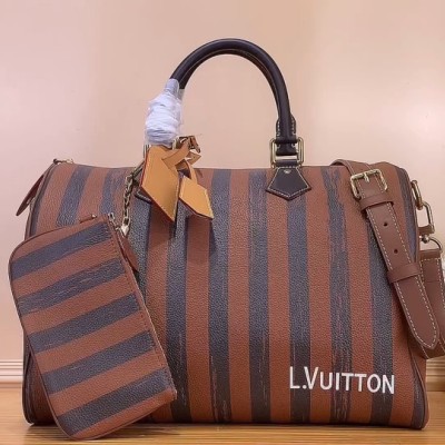 Louis Vuitton - Speedy P9 Bandoulière 40 M24417 - Stripes / Brown