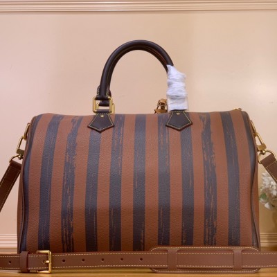 Louis Vuitton - Speedy P9 Bandoulière 40 M24417 - Stripes / Brown