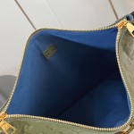 Louis Vuitton Coussin Hobo MM M15228 Green with Monogram Embossing and Chunky Chain Handle (14.96 x 12.99 x 3.94 inches)