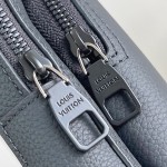 Louis Vuitton Avenue Small Shoulder Bag in Monogram Eclipse Coated Canvas