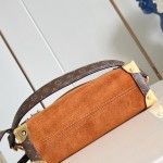 Louis Vuitton Side Trunk MM M15072 with Monogram Coated Canvas, S-Lock Closure, Detachable Chain Strap (6.3 x 3.35 x 9.25 inches)
