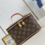 Louis Vuitton M83079 Nice Beauty Pouch – Monogram Canvas with VVN Handles & Vuittonite Lining
