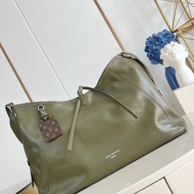 Louis Vuitton - CarryAll Vibe MM Handbag from the Back to School Collection in Monogram Empreinte Leather