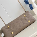 Louis Vuitton Mahina Hand It All Small Bag M24255 perforated calf leather handbag with braided chain handle