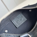 Louis Vuitton Nano Speedy Handbag in Monogram Eclipse Canvas with Detachable Strap