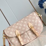 Louis Vuitton Escape Handbag with Meowgram Pattern and Leather Cat Detail from LV Travels with Grace Coddington Collection