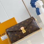 Louis Vuitton M42265 Nice Cosmetic Bag in Premium Italian Leather with Hidden Zipper Pocket