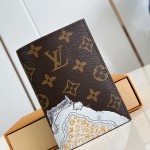 Louis Vuitton M25753 Monogram Passport Holder LV Travels With Grace Coddington Illustration