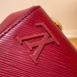 Louis Vuitton Sac Cluny Mini M15229 - Burgundy Epi Leather with Water Ripple Design