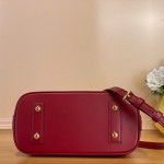 Louis Vuitton Sac Alma BB M25562 - Burgundy Monogram Epi Leather with Water Ripple Texture