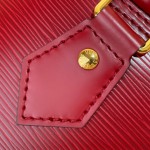 Louis Vuitton Sac Alma BB M25562 - Burgundy Monogram Epi Leather with Water Ripple Texture