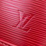 Louis Vuitton Sac Alma BB M25562 - Burgundy Monogram Epi Leather with Water Ripple Texture