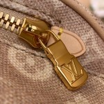 Louis Vuitton Montsouris Small Backpack M15135 featuring Meowgram pattern and detachable cat-shaped key pouch