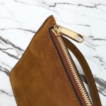 Gucci 837466 Brown Suede Leather Handbag