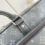 Louis Vuitton Weekender M11512 Monogram Eclipse Canvas Handbag