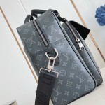 Louis Vuitton Weekender M11512 Monogram Eclipse Canvas Handbag
