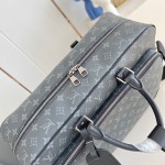 Louis Vuitton Weekender M11512 Monogram Eclipse Canvas Handbag