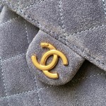 Chanel 25K Drawstring Bucket Bag AS5311 Brown Blue Green Suede