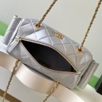 Chanel 25K Bowling Bag AS5791 in Black, Red, Beige, and Silver