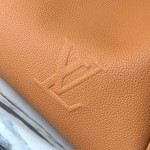 Louis Vuitton Keepall Bandoulière 50 Travel Bag in Caramel Waxed Leather with LV Initials and Antiqued Metal Hardware