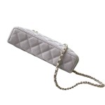 Chanel 25BLP Handle Box Bag Caviar Calfskin Black Gold Hardware