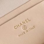 Chanel 25BLP Handle Box Bag Caviar Calfskin Black Gold Hardware