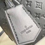 Louis Vuitton Alma BB Handbag in Monogram Canvas with Gold Lock and Key and Detachable Shoulder Strap