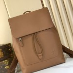 Louis Vuitton Fastline Backpack M26023 in waxed cowhide leather with embossed LV letters and padded laptop compartment