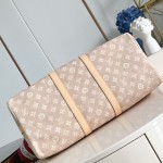 Louis Vuitton M25787 Keepall Bandoulière 45 Travel Bag with Meowgram Canvas and Cat-Shaped Logo
