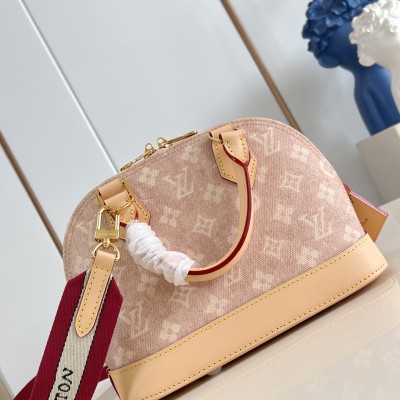 Louis Vuitton - M25728 Alma BB Handbag - Meowgram Canvas with Leather Trims, Grace Coddington Collaboration