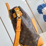 Louis Vuitton M25989 Steamer 30 Handbag with Monogram Canvas and Dual Front Pockets