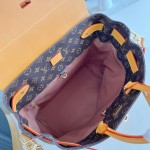 Louis Vuitton M25989 Steamer 30 Handbag with Monogram Canvas and Dual Front Pockets