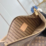 Louis Vuitton Neverfull Large Tote Bag in Monogram Canvas with Leather Trim and Detachable Pouch