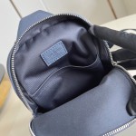 Louis Vuitton M25169 Avenue Small Shoulder Bag with Monogram Eclipse Coated Canvas