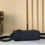 Louis Vuitton Trocadéro Mini Handbag M26737 in Monogram Eclipse coated canvas with leather trim and dark metallic hardware