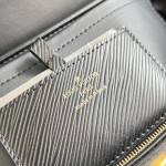 Louis Vuitton Twist Medium Handbag in Black Epi Leather with Colorful Enamel LV Twist Lock