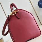 Louis Vuitton Speedy Soft 30, M25766, Travels With Grace Coddington Series, Leather, Cat-Shaped Keychain